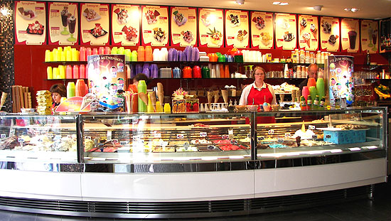 Il gelato italiano in der Bayerstr. 15 (Foto: Marikka-Laila Maisel)
